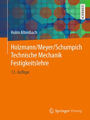 cover image of Holzmann/Meyer/Schumpich Technische Mechanik Festigkeitslehre